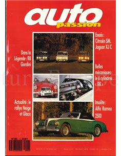 1987 AUTO PASSION ZEITSCHRIFT 4 FRANZÖSISCH