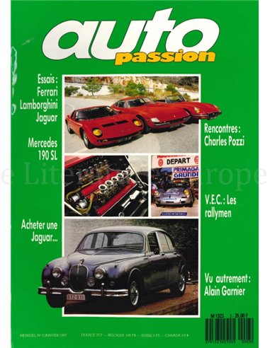 1987 AUTO PASSION MAGAZINE 3 FRENCH