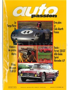 1986 AUTO PASSION ZEITSCHRIFT 2 FRANZÖSISCH