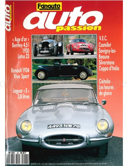 1990 AUTO PASSION ZEITSCHRIFT 36 FRANZÖSISCH