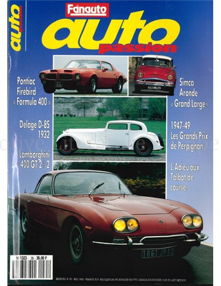 1990 AUTO PASSION TIJDSCHRIFT 35 FRANS