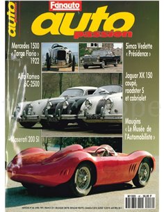1991 AUTO PASSION TIJDSCHRIFT 46 FRANS