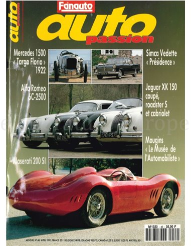 1991 AUTO PASSION TIJDSCHRIFT 46 FRANS