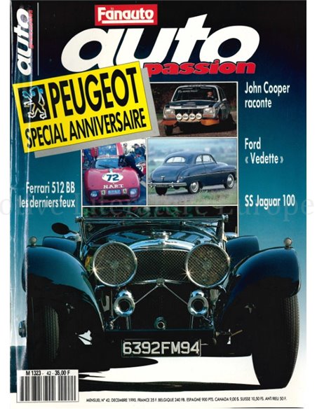 1990 AUTO PASSION TIJDSCHRIFT 42 FRANS