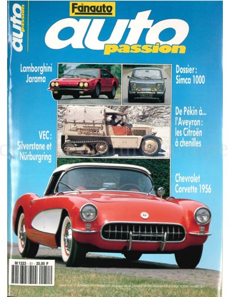 1991 AUTO PASSION TIJDSCHRIFT 51 FRANS