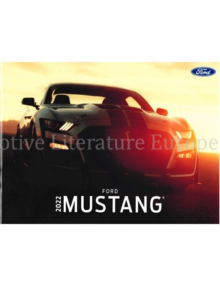 2022 FORD MUSTANG BROCHURE ENGELS USA