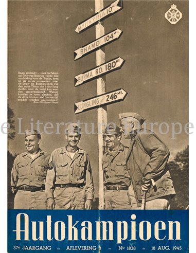 1945 AUTOKAMPIOEN MAGAZIN 3 NIEDERLÄNDISCH