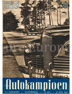 1945 AUTOKAMPIOEN MAGAZIN 4 NIEDERLÄNDISCH
