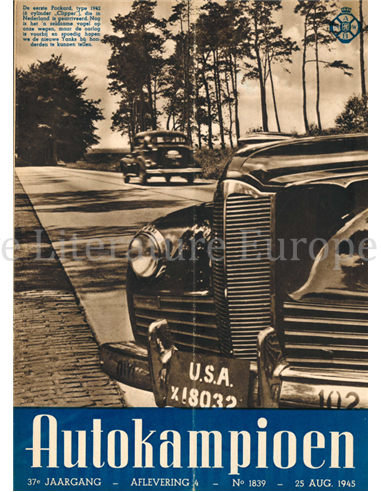 1945 AUTOKAMPIOEN MAGAZINE 4 NEDERLANDS