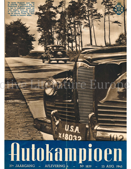 1945 AUTOKAMPIOEN MAGAZINE 4 DUTCH