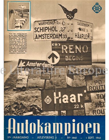 1945 AUTOKAMPIOEN MAGAZIN 5 NIEDERLÄNDISCH