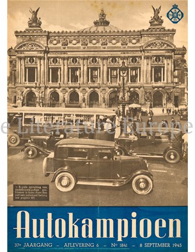 1945 AUTOKAMPIOEN MAGAZIN 6 NIEDERLÄNDISCH