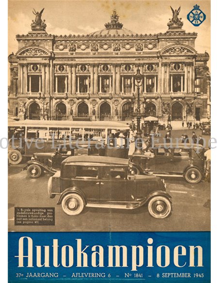 1945 AUTOKAMPIOEN MAGAZIN 6 NIEDERLÄNDISCH
