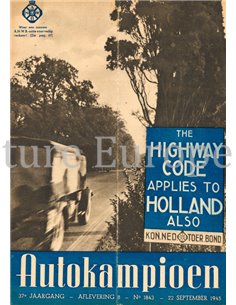 1945 AUTOKAMPIOEN MAGAZIN 8 NIEDERLÄNDISCH