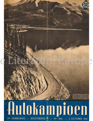 1945 AUTOKAMPIOEN MAGAZIN 10 NIEDERLÄNDISCH