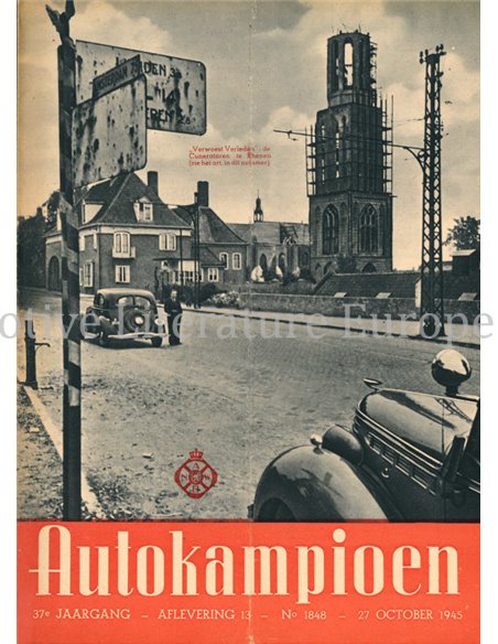 1945 AUTOKAMPIOEN MAGAZIN 13 NIEDERLÄNDISCH