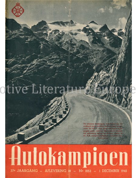 1945 AUTOKAMPIOEN MAGAZIN 18 NIEDERLÄNDISCH