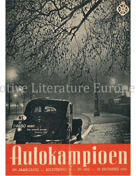 1945 AUTOKAMPIOEN MAGAZIN 21 NIEDERLÄNDISCH