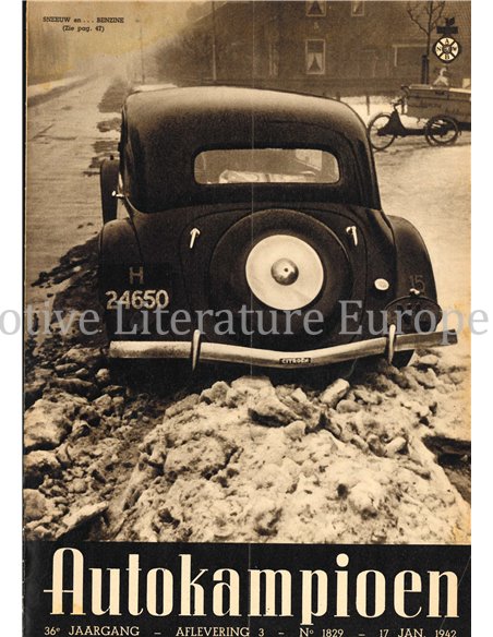 1941 AUTOKAMPIOEN MAGAZIN 3 NIEDERLÄNDISCH