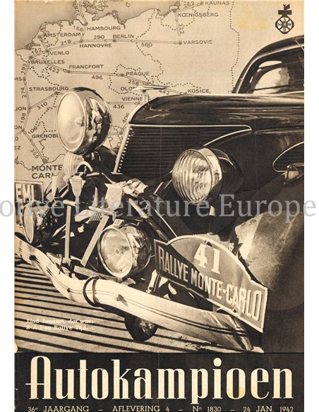 1941 AUTOKAMPIOEN MAGAZIN 4 NIEDERLÄNDISCH