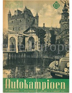 1946 AUTOKAMPIOEN MAGAZIN 9 NIEDERLÄNDISCH
