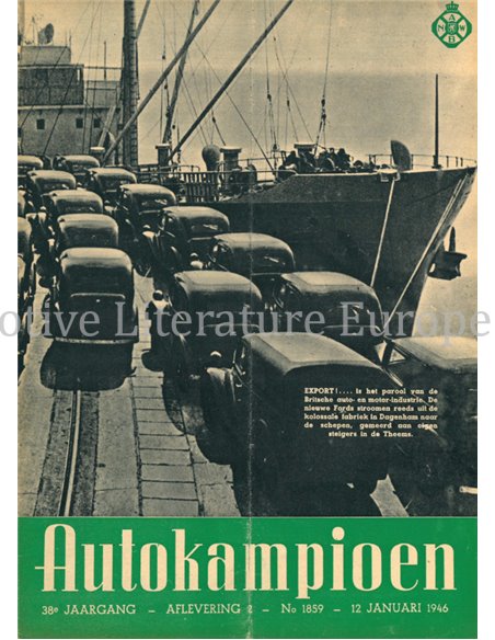 1946 AUTOKAMPIOEN MAGAZINE 2 NEDERLANDS