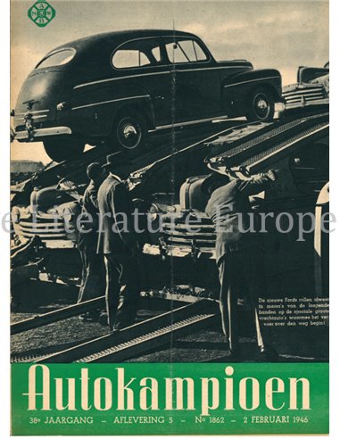 1946 AUTOKAMPIOEN MAGAZIN 5 NIEDERLÄNDISCH