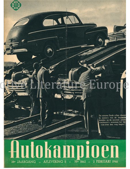 1946 AUTOKAMPIOEN MAGAZIN 5 NIEDERLÄNDISCH