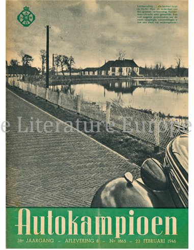 1946 AUTOKAMPIOEN MAGAZINE 8 NEDERLANDS