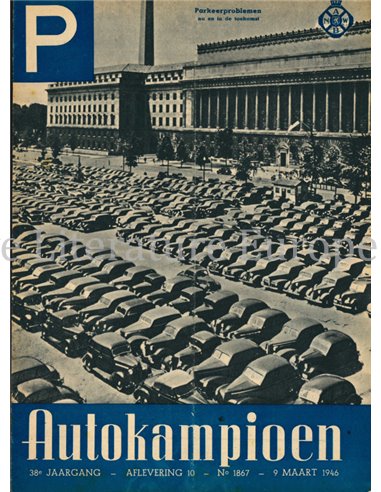 1946 AUTOKAMPIOEN MAGAZIN 10 NIEDERLÄNDISCH
