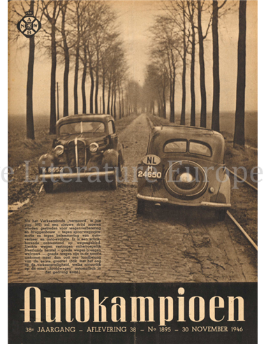 1946 AUTOKAMPIOEN MAGAZIN 38 NIEDERLÄNDISCH