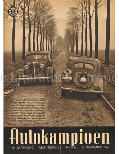 1946 AUTOKAMPIOEN MAGAZINE 38 DUTCH