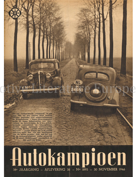 1946 AUTOKAMPIOEN MAGAZINE 38 DUTCH