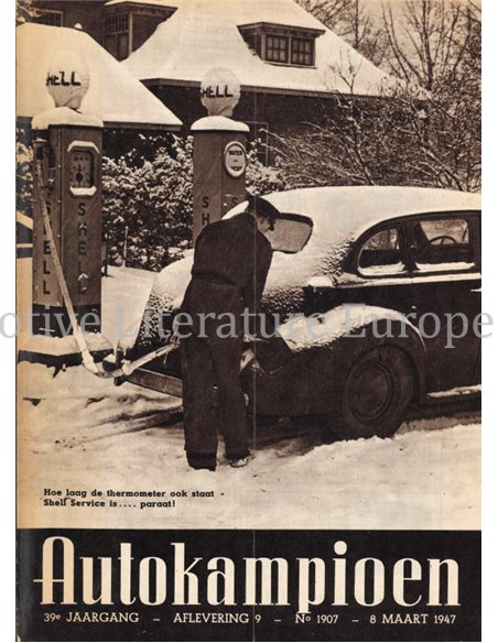 1947 AUTOKAMPIOEN MAGAZIN 9 NIEDERLÄNDISCH