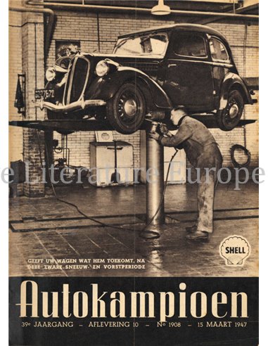 1947 AUTOKAMPIOEN MAGAZIN 10 NIEDERLÄNDISCH