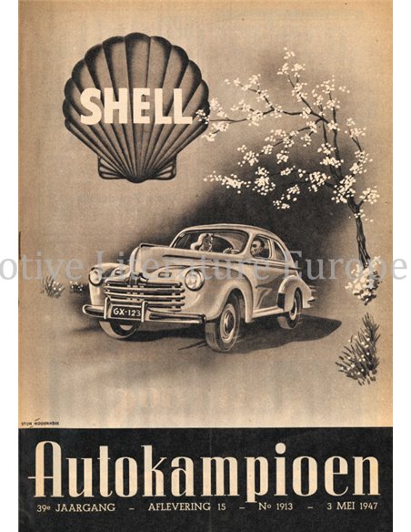1947 AUTOKAMPIOEN MAGAZIN 15 NIEDERLÄNDISCH