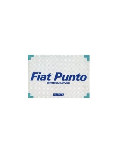 1997 FIAT PUNTO INSTRUCTIEBOEKJE DUITS