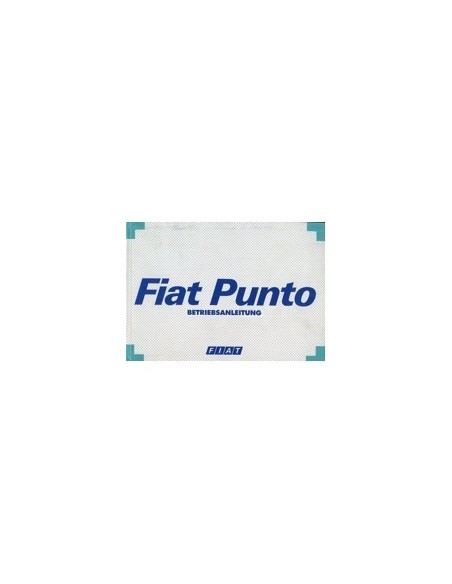 1997 FIAT PUNTO INSTRUCTIEBOEKJE DUITS
