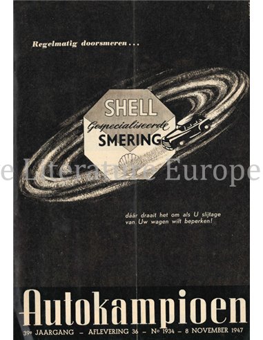 1947 AUTOKAMPIOEN MAGAZINE 36 DUTCH