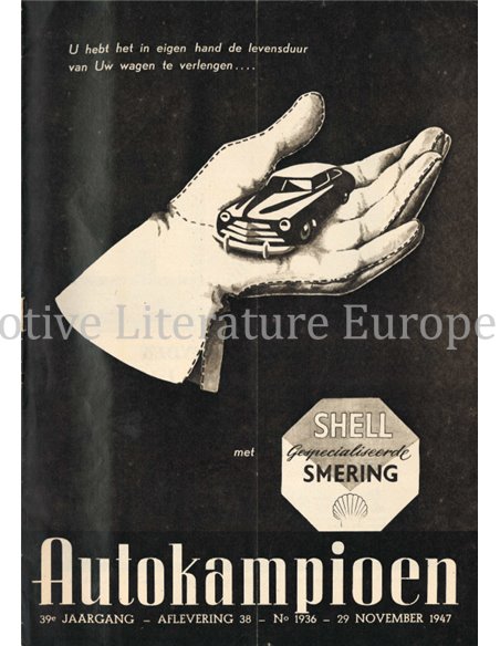 1947 AUTOKAMPIOEN MAGAZIN 38 NIEDERLÄNDISCH