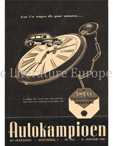 1948 AUTOKAMPIOEN MAGAZIN 3 NIEDERLÄNDISCH