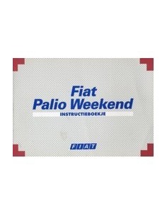 1999 FIAT PALIO WEEKEND INSTRUCTIEBOEKJE NEDERLANDS