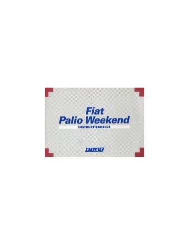 1999 FIAT PALIO WEEKEND INSTRUCTIEBOEKJE NEDERLANDS