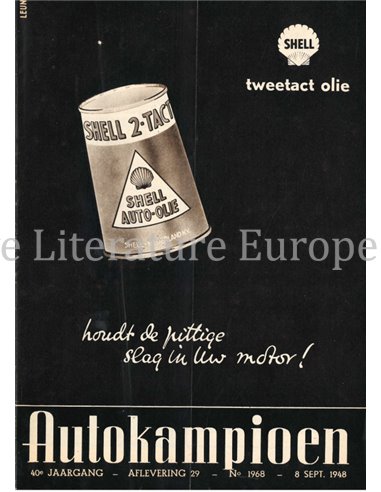 1948 AUTOKAMPIOEN MAGAZIN 29 NIEDERLÄNDISCH