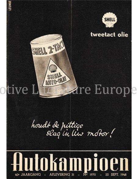 1948 AUTOKAMPIOEN MAGAZIN 31 NIEDERLÄNDISCH