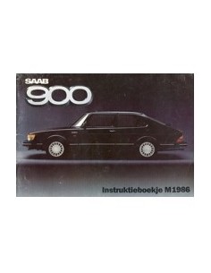 1986 SAAB 900 INSTRUCTIEBOEKJE NEDERLANDS