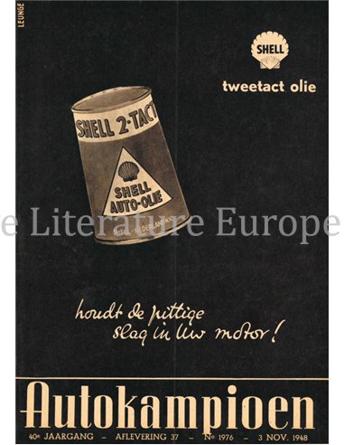 1948 AUTOKAMPIOEN MAGAZIN 37 NIEDERLÄNDISCH