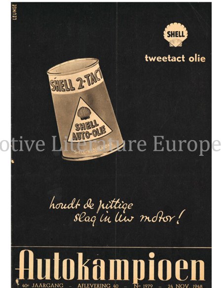 1947 AUTOKAMPIOEN MAGAZINE 40 DUTCH