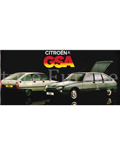 1979 CITROËN GSA BROCHURE ENGELS