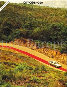 1980 CITROËN GSA BROCHURE NEDERLANDS